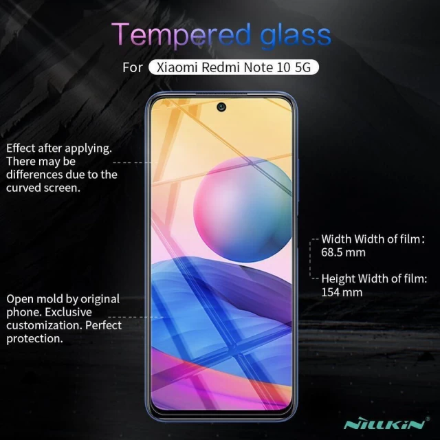 Защитное стекло Nillkin Amazing H 9H для Xiaomi Redmi Note 10 5G / Poco M3 Pro Transparent (6902048220645)