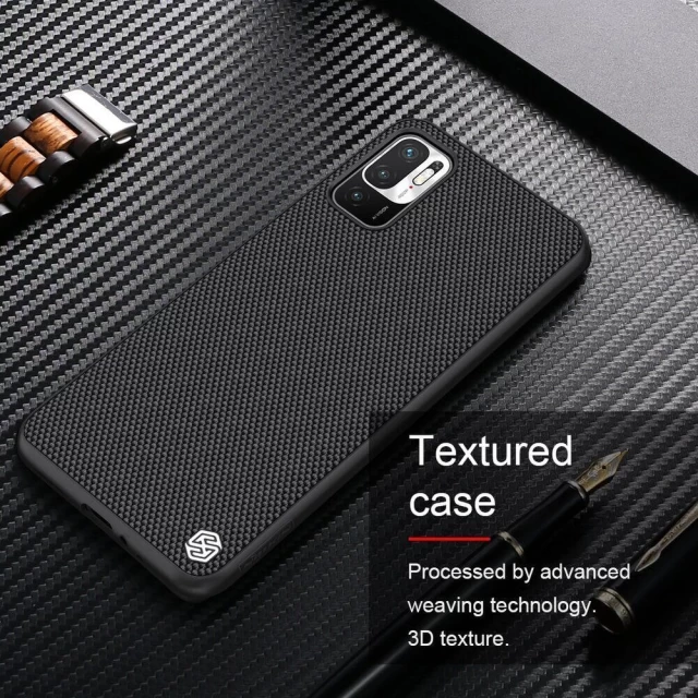 Чехол Nillkin Textured Hybrid для Xiaomi Redmi Note 10 5G Black (6902048215542)