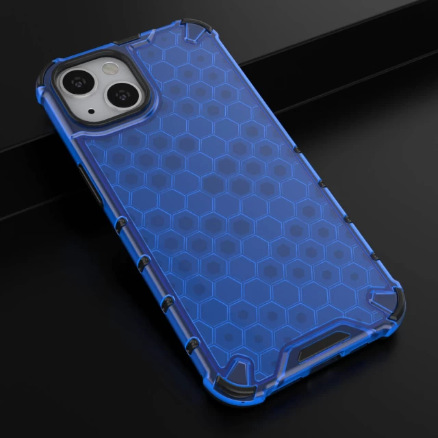Чехол HRT Honeycomb для iPhone 13 Blue (9145576213346)