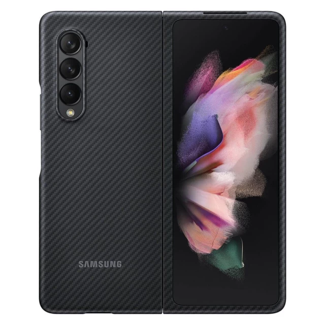 Чохол Samsung Aramid Cover для Samsung Galaxy Fold3 (F926) Black (EF-XF926SBEGWW)