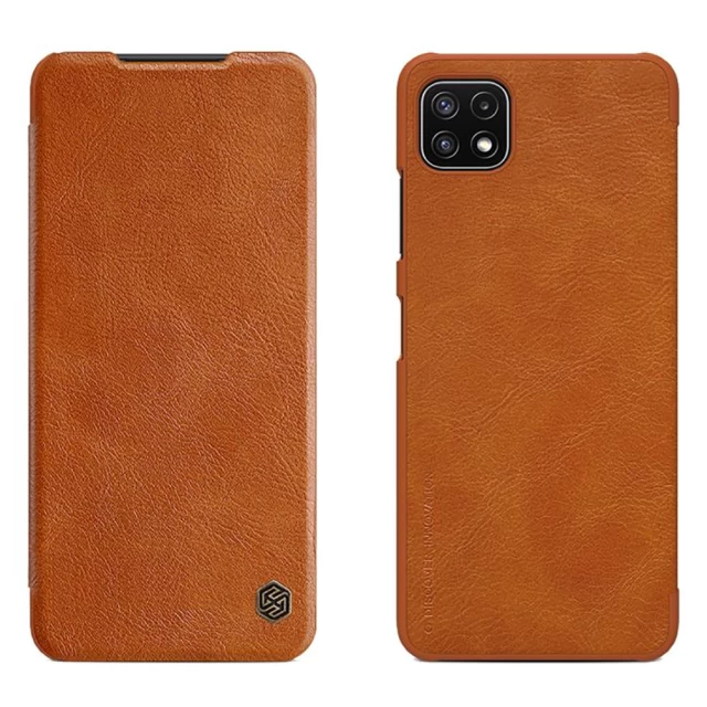 Чехол Nillkin Qin Leather для Samsung Galaxy A22 5G Brown (6902048222298)