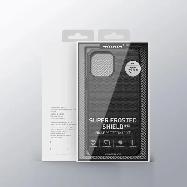 Чохол Nillkin Frosted Shield Pro для iPhone 13 Pro Black (6902048222830)