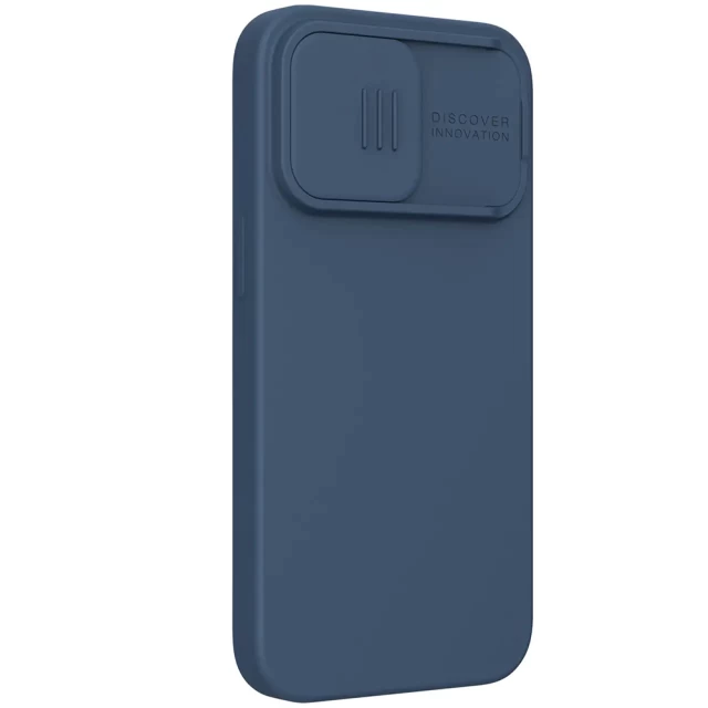 Чохол Nillkin CamShield Silky Silicone для iPhone 13 Pro Blue (6902048223370)