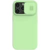 Чохол Nillkin CamShield Silky Silicone для iPhone 13 Pro Mint (6902048223387)