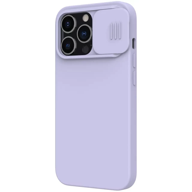 Чехол Nillkin CamShield Silky Silicone для iPhone 13 Pro Purple (6902048223394)