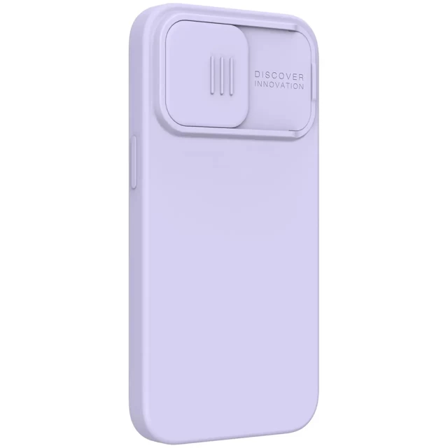 Чохол Nillkin CamShield Silky Silicone для iPhone 13 Pro Purple (6902048223394)