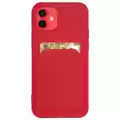 Чехол HRT Card Case для Samsung Galaxy A12 Red (9145576230237)