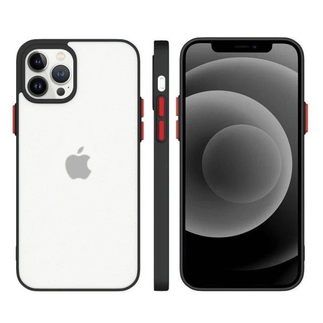 Чехол HRT Milky Case для iPhone 13 Black (9145576221877)
