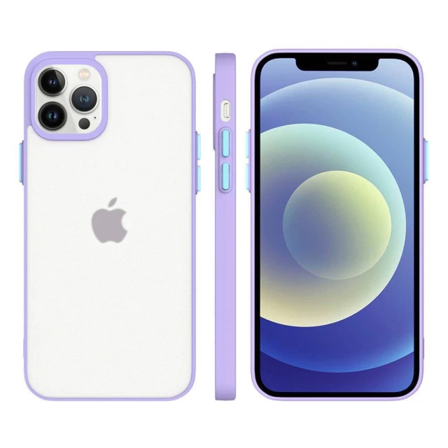 Чохол HRT Milky Case для iPhone 13 Pro Max Purple (9145576222072)