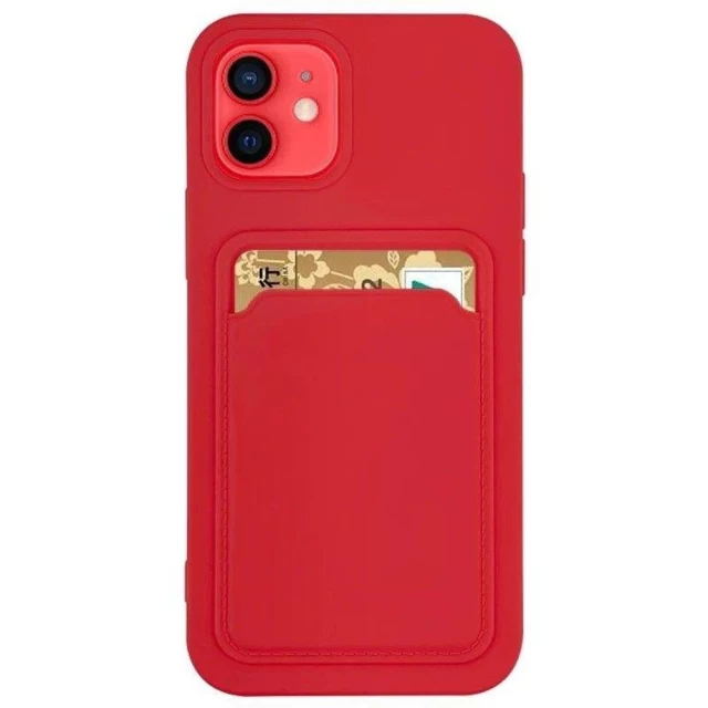 Чехол HRT Card Case для Xiaomi Redmi 9 Red (9145576229316)