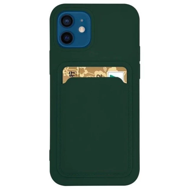 Чохол HRT Card Case для iPhone 13 mini Dark Green (9145576228265)