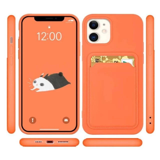 Чохол HRT Card Case для iPhone 13 Orange (9145576228371)