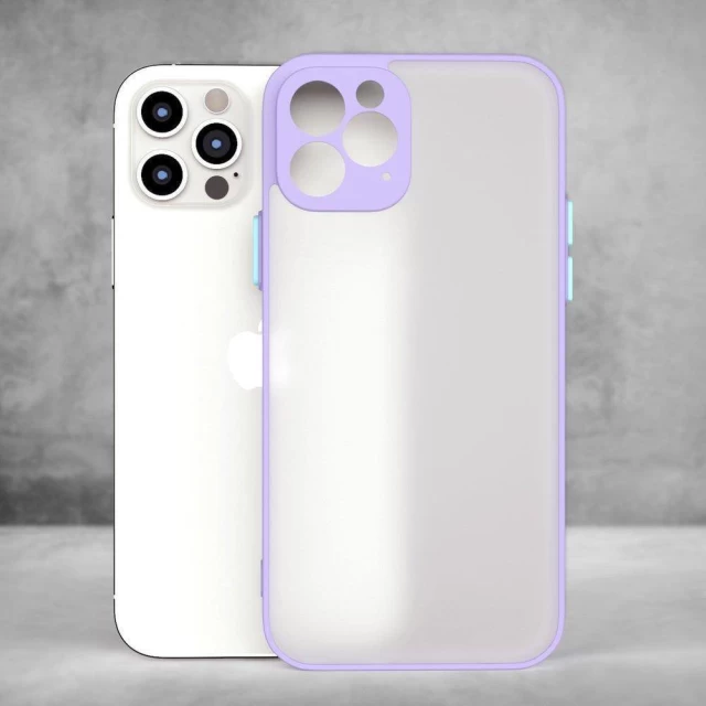 Чохол HRT Milky Case для iPhone 12 Purple (9145576221655)