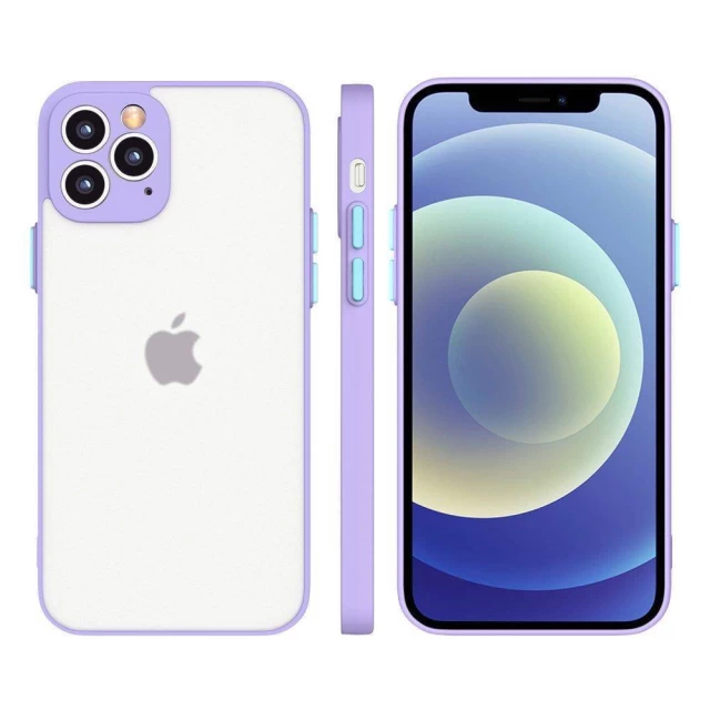 Чехол HRT Milky Case для iPhone 12 Purple (9145576221655)