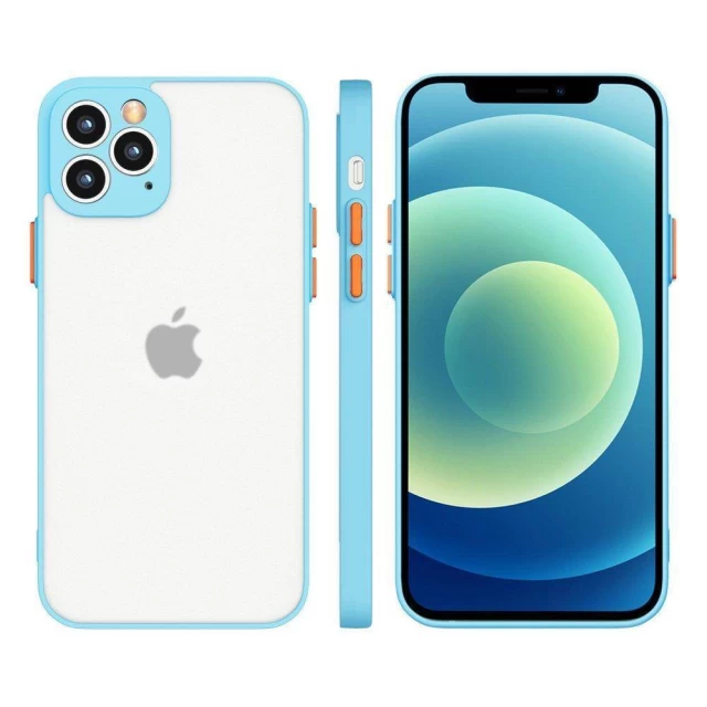 Чехол HRT Milky Case для iPhone 12 Pro Blue (9145576221693)