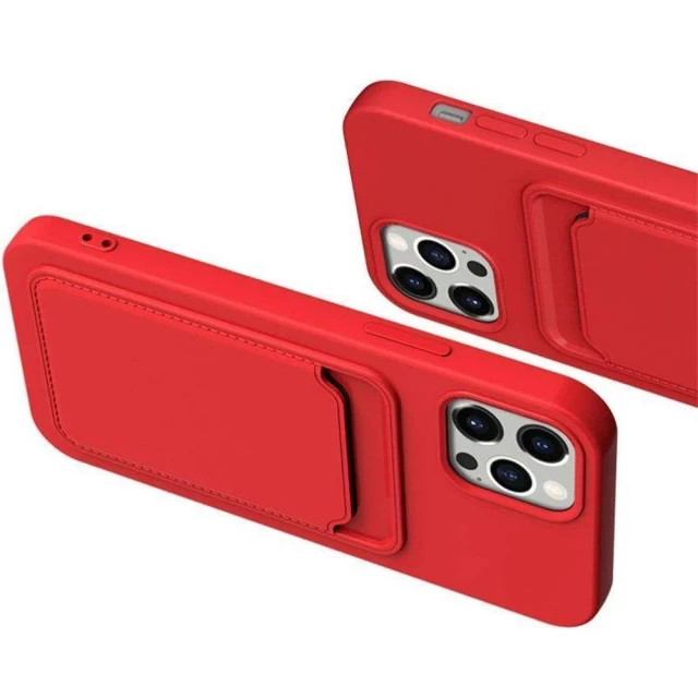 Чехол HRT Card Case для Xiaomi Redmi Note 9 Pro | Redmi Note 9S Red (9145576229521)