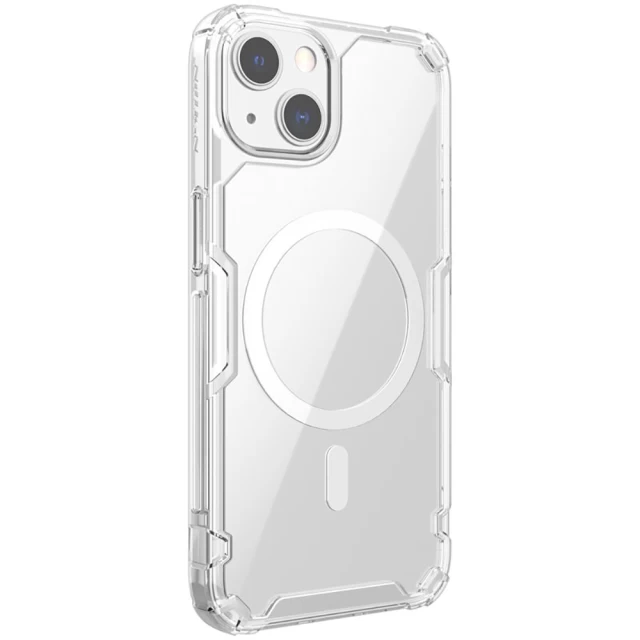 Чохол Nillkin Nature Pro Magnetic для iPhone 13 Transparent with MagSafe (6902048230385)