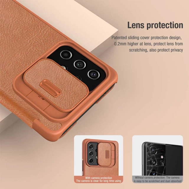 Чехол Nillkin Qin Leather Pro для Samsung Galaxy A53 5G Brown (6902048237568)