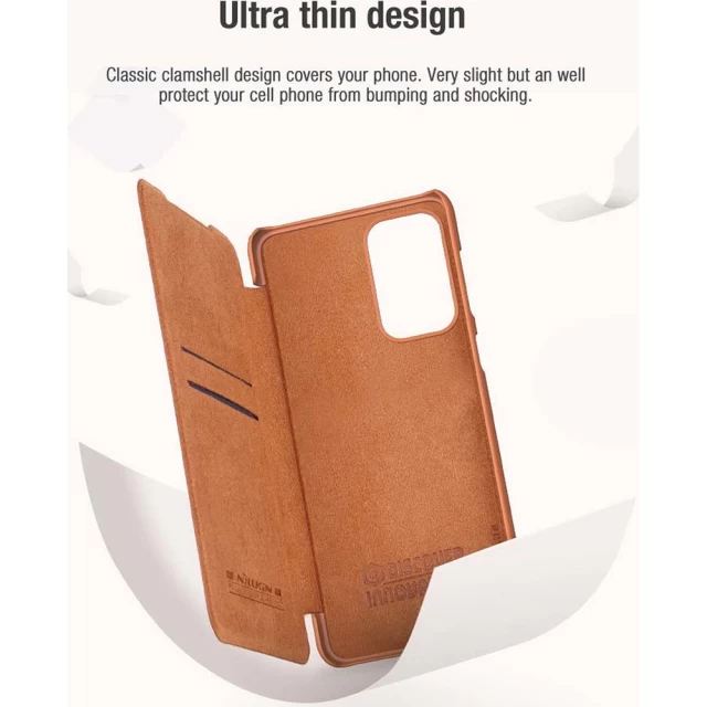 Чехол Nillkin Qin Leather Pro для Samsung Galaxy A53 5G Brown (6902048237568)