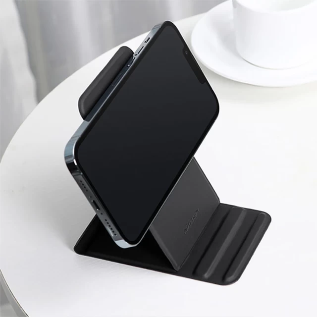 Підставка Nillkin SnapBase Magnetic Stand Silicone Black with MagSafe (6902048231412)
