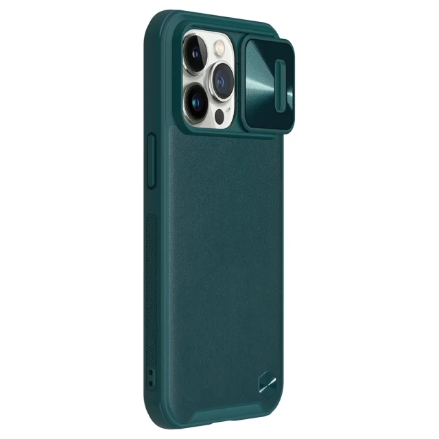 Чехол Nillkin CamShield Leather для iPhone 13 Pro Green (6902048237322)