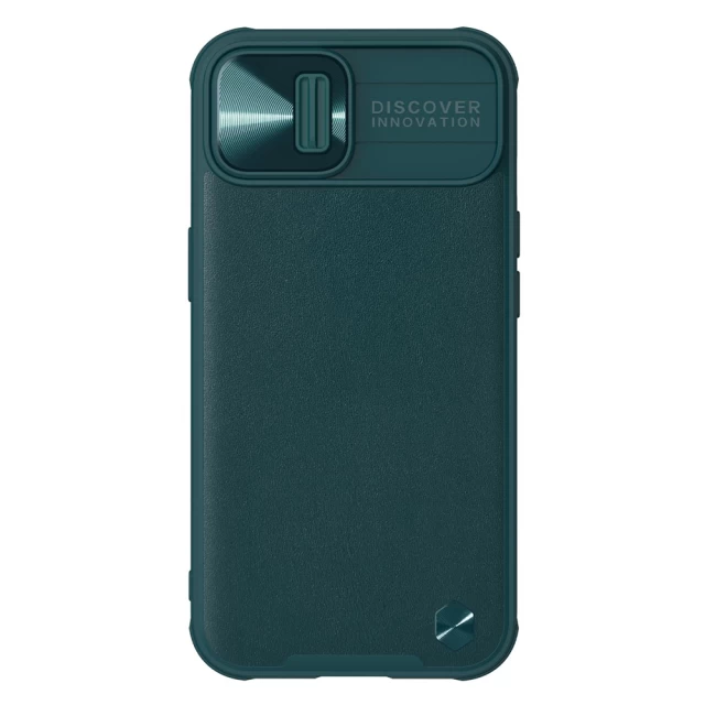 Чехол Nillkin CamShield Leather для iPhone 13 Pro Green (6902048237322)