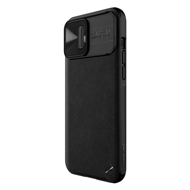Чехол Nillkin CamShield Leather для iPhone 13 Pro Max Black (6902048237346)