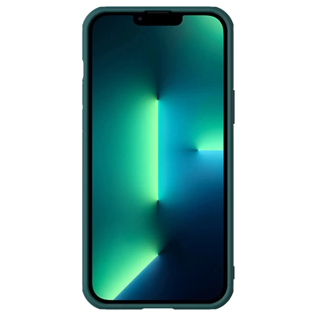 Чохол Nillkin CamShield Leather для iPhone 13 Pro Max Green (6902048237353)