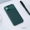 Чехол Nillkin CamShield Leather для iPhone 13 Pro Max Green (6902048237353)