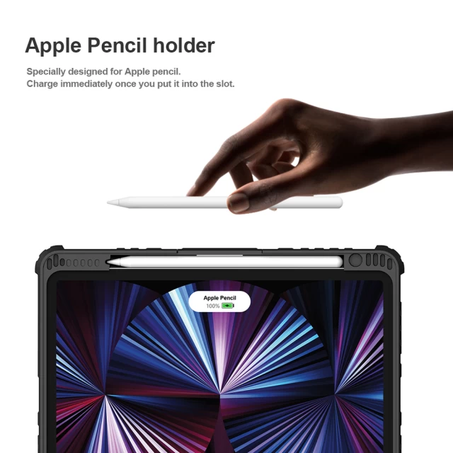 Чехол-клавиатура Nillkin Bumper Combo для iPad Air 10.9 2020 | iPad Air 4 | iPad Air 5 | iPad Pro 11 2021/2020/2018 Black (6902048240599)
