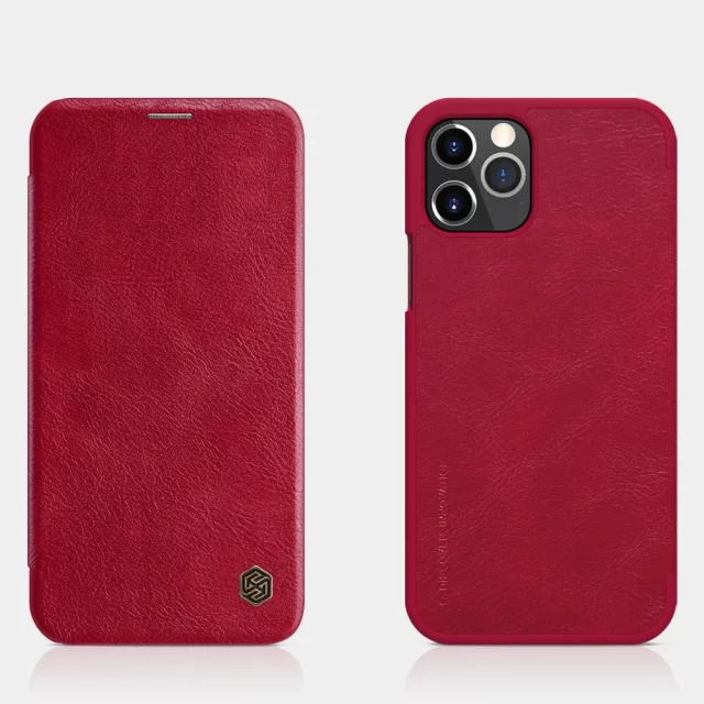Чехол Nillkin Qin для iPhone 12 | 12 Pro Red (6902048201637)