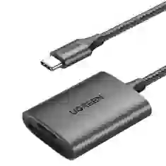 Кардридер Ugreen CM401 USB-C to SD/TF Grey (80888-ugreen)