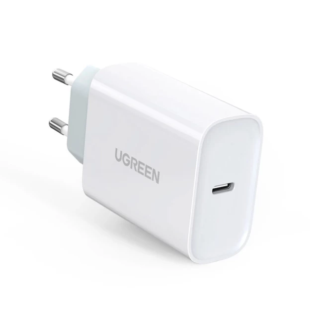 Мережевий зарядний пристрій Ugreen CD127 QC/PD 30W USB-C White (70161B)