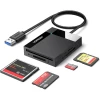 Кардрідер Ugreen CR125 USB-A to MS/CF/SD/TF 0.5m Black (30333)