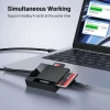 Кардридер Ugreen CR125 USB-A to MS/CF/SD/TF 0.5m Black (30333)