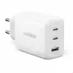 Мережевий зарядний пристрій Ugreen CD275 FC/QC/PD 65W 2xUSB-C | USB-A White (90496B)