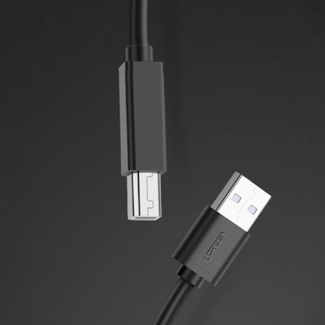 Кабель Ugreen US122 USB-A to USB-B 10m Black (10374-ugreen)