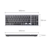 Бездротова клавіатура Ugreen KU005 BT Silver/Black (15258-ugreen)