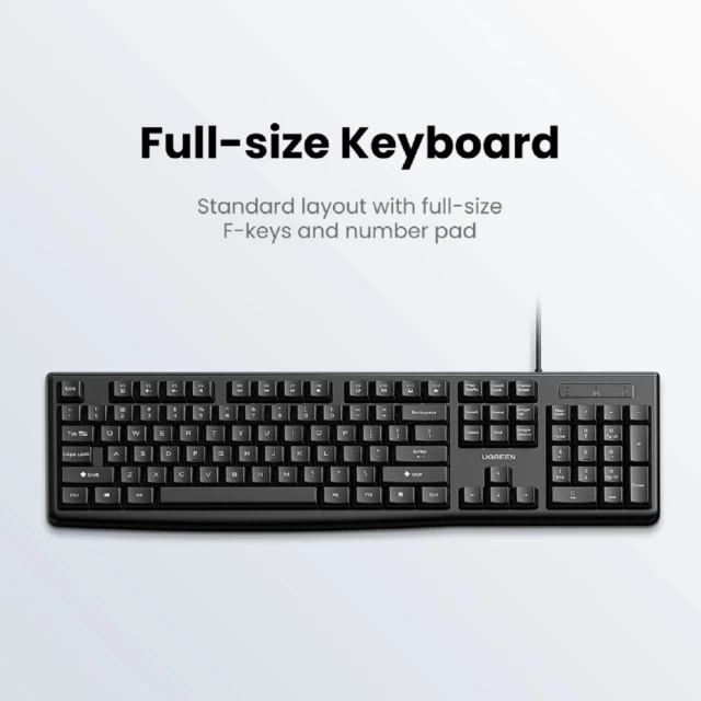 Клавиатура с мышью Ugreen MK003 Black (90561-ugreen)