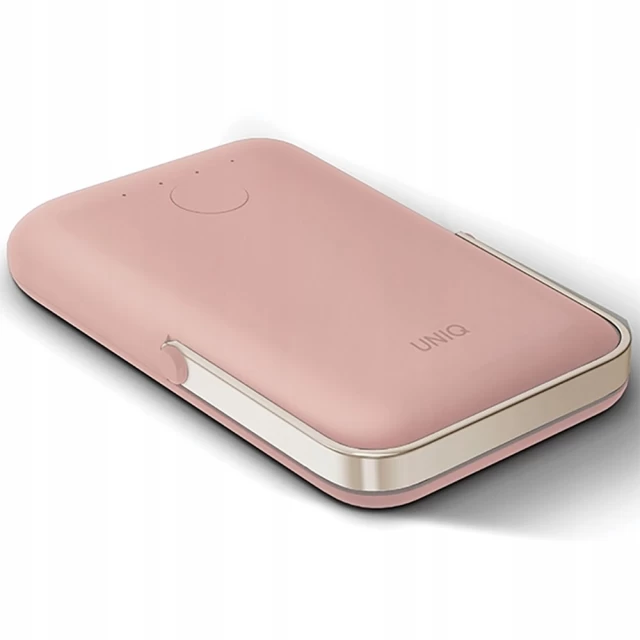 Портативний зарядний пристрій UNIQ Hoveo Fast Charger Wireless USB-C 20W 5000mAh Blush Pink (UNIQ-HOVEO-PINK)
