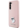 Чехол Karl Lagerfeld Silicone Choupette Metal Pin для Samsung Galaxy S23 (S911) Pink (KF001995-0)