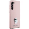 Чехол Karl Lagerfeld Silicone Choupette Metal Pin для Samsung Galaxy S23 (S911) Pink (KF001995-0)