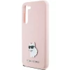 Чехол Karl Lagerfeld Silicone Choupette Metal Pin для Samsung Galaxy S23 (S911) Pink (KF001995-0)