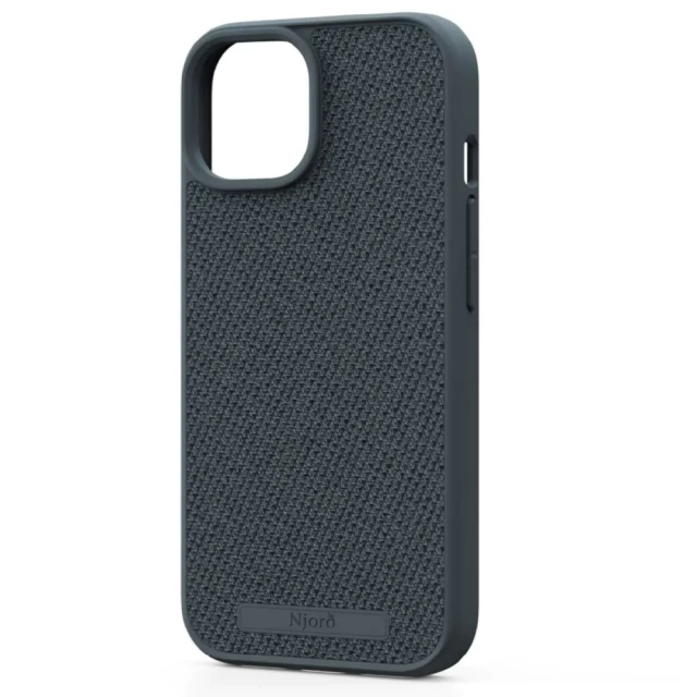 Чехол Elements Njord Fabric Case для iPhone 15 Pro Max Dark Grey with MagSafe (NA54FA09)