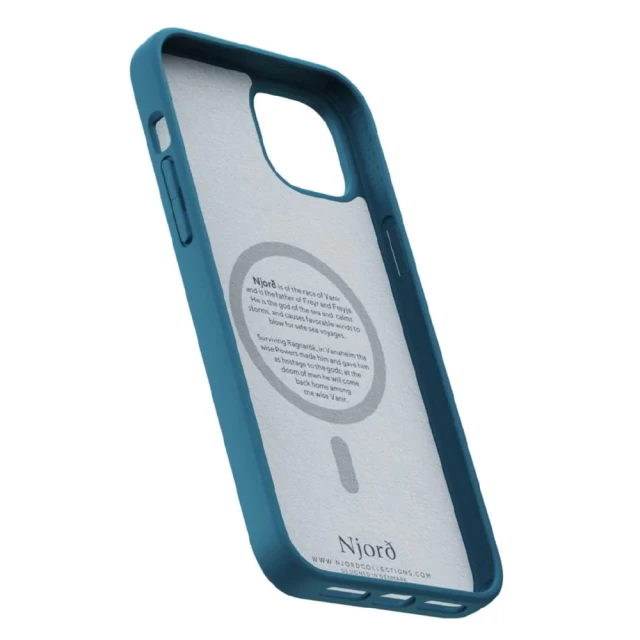Чохол Elements Njord Fabric Case для iPhone 15 Pro Deep Sea with MagSafe (NA53FA01)