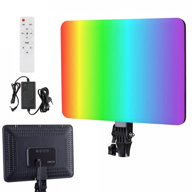Лампа-видеосвет LED Lux RGB PM-36 36x25 cm