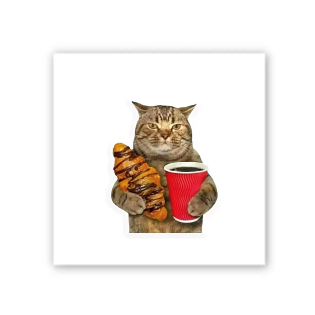 3D стикер Go to Coffee