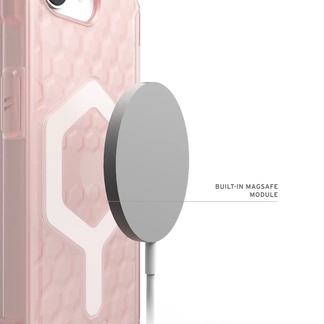 Чохол UAG Essential Armor для iPhone 16e Rose with MagSafe (114496114C4C)