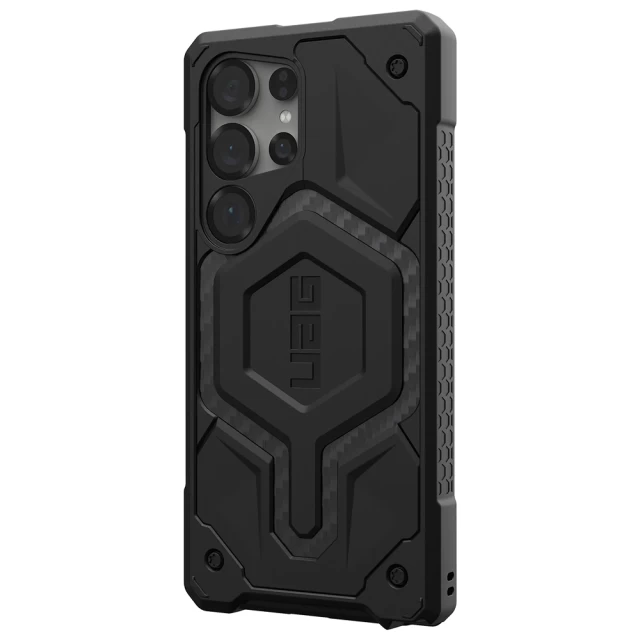 Чехол UAG Monarch для Samsung Galaxy S25 Ultra (S938) Carbon Fiber (214464114242)