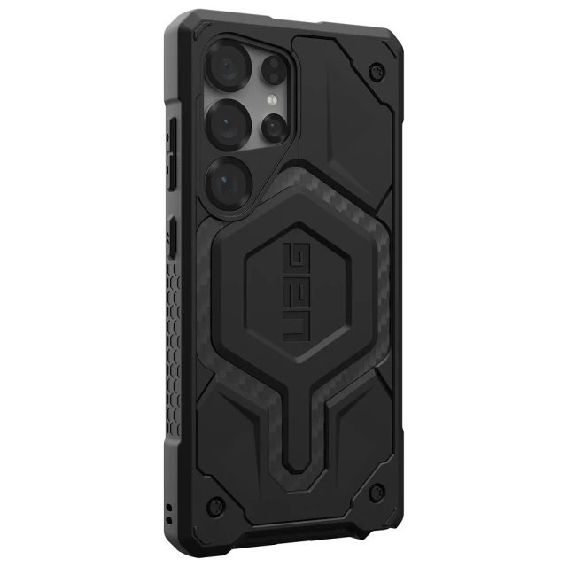 Чохол UAG Monarch для Samsung Galaxy S25 Ultra (S938) Carbon Fiber (214464114242)